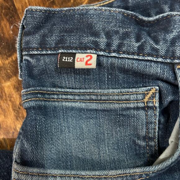 Carhartt Mens FR Rugged Flex Relaxed Fit Straight Denim Jeans 31x32 Workwear - Picture 3 of 5